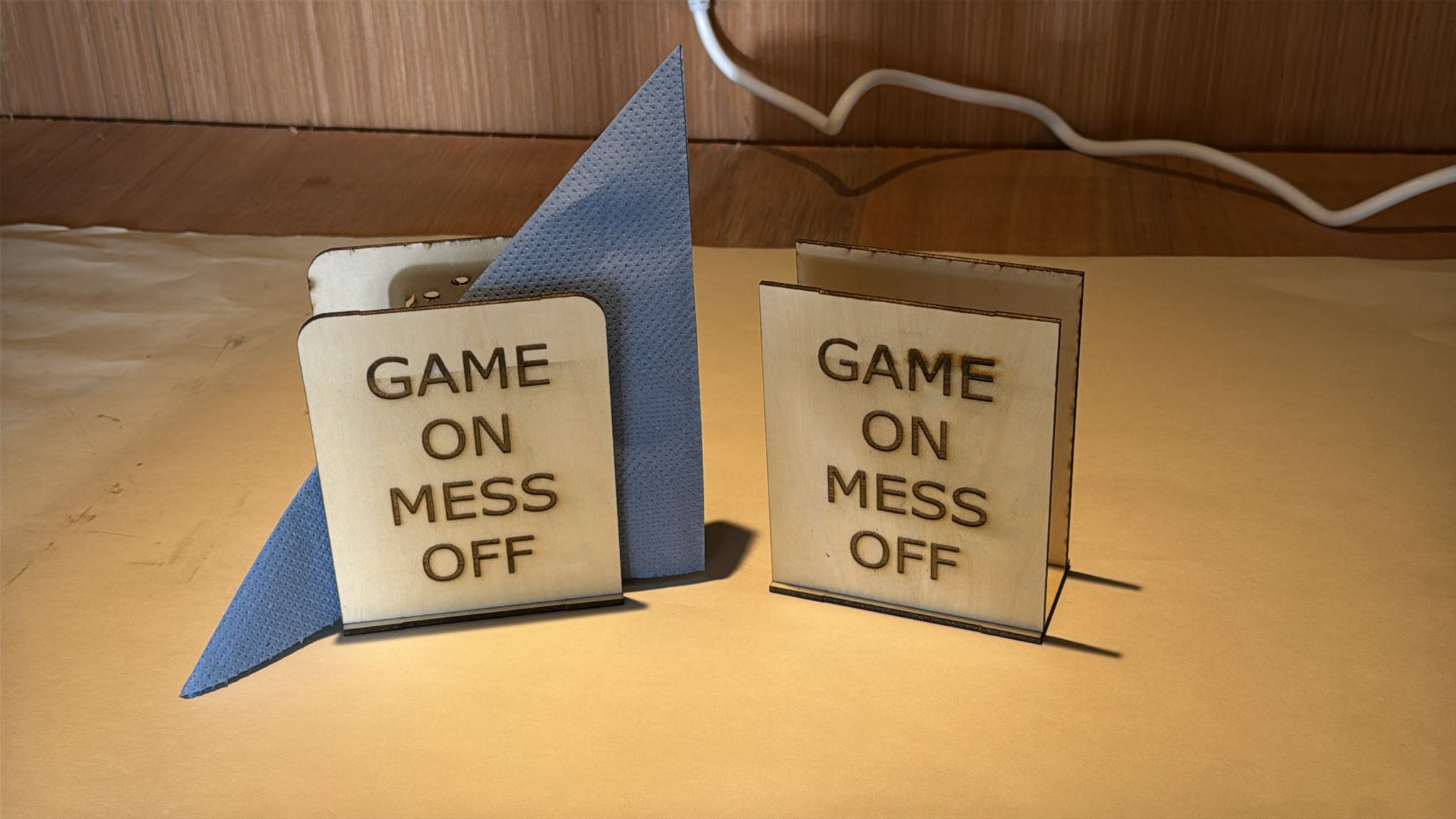 Game on, Mess off